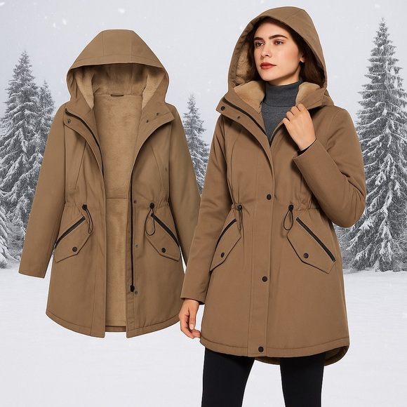 NWOT Orolay Women's Thicken Fleece Lined Parka Winter Coat - Picture 14 of 14